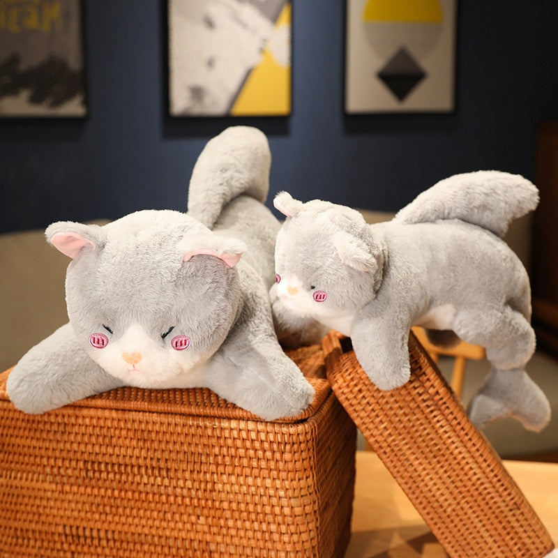 Neko Sharky - Graues Kawaii Katzenhai Plüschtier