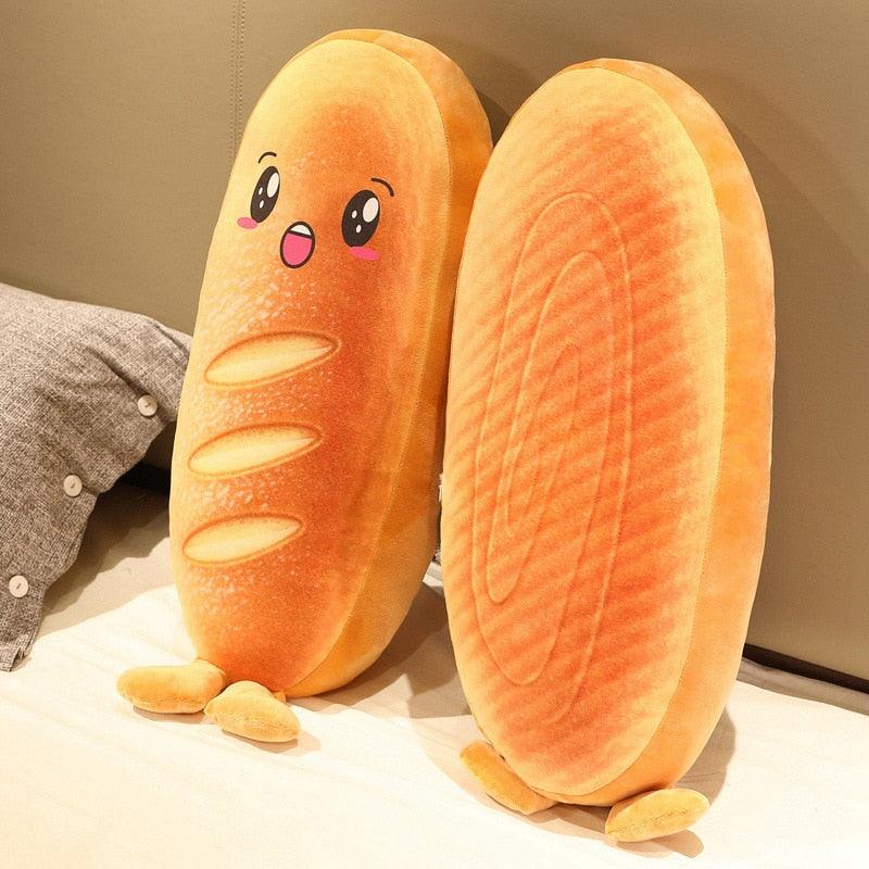 Kawaii Emotionales Brot und Toast Plüsch-Kissen