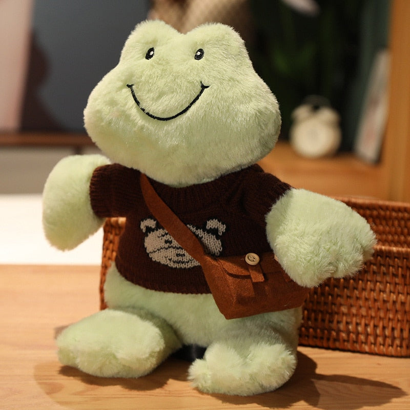 Froggy Smile - Glücklicher Kawaii Frosch Plüschtier