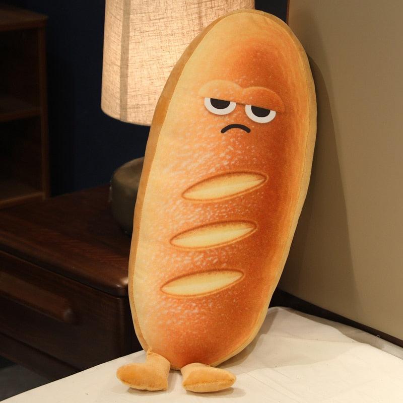 Kawaii Emotionales Brot und Toast Plüsch-Kissen
