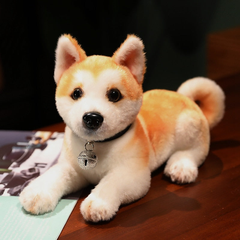 image of a shiba inu stuffed animal plush toy