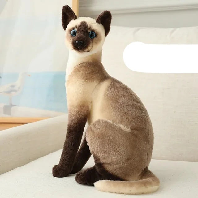 Simba - Lebensechter Plüsch-Siamkater