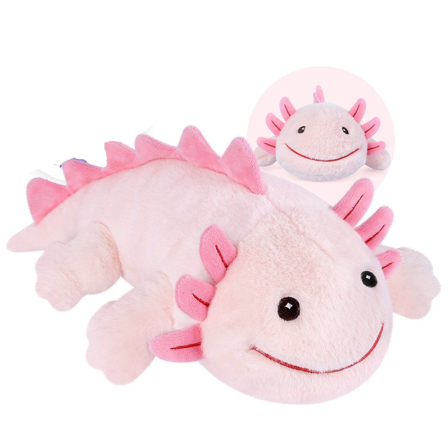 Kuschel-Axolotl mit Wärmefunktion