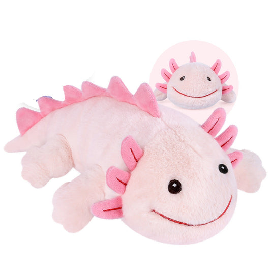 Kuschel-Axolotl mit Wärmefunktion