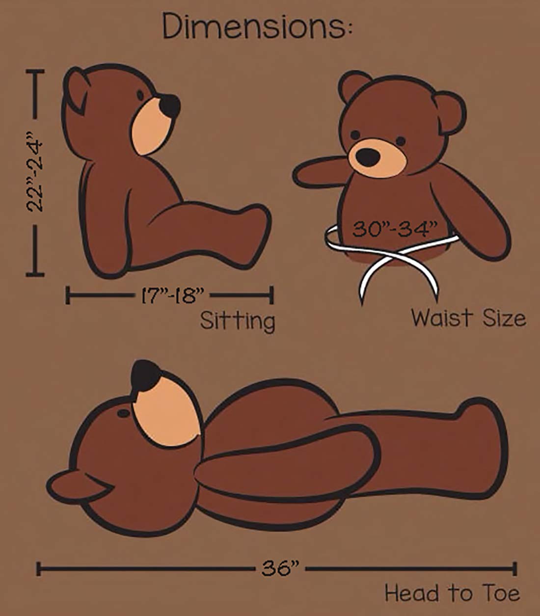 Riesiger Schmuse-Teddybär