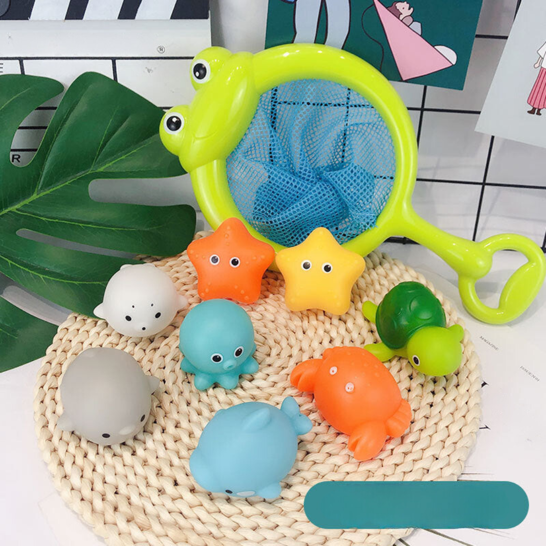 Leuchtendes badespielzeug für kinder