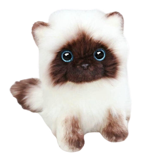 Simulation Siamkatze Plüschtier