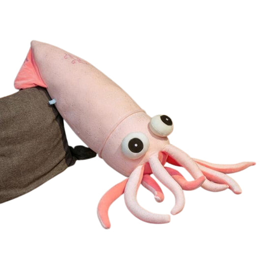 27"-48" Lebensgroßer Gigantischer Niedlicher Tintenfisch Gefüllte Tier Plüschpuppen