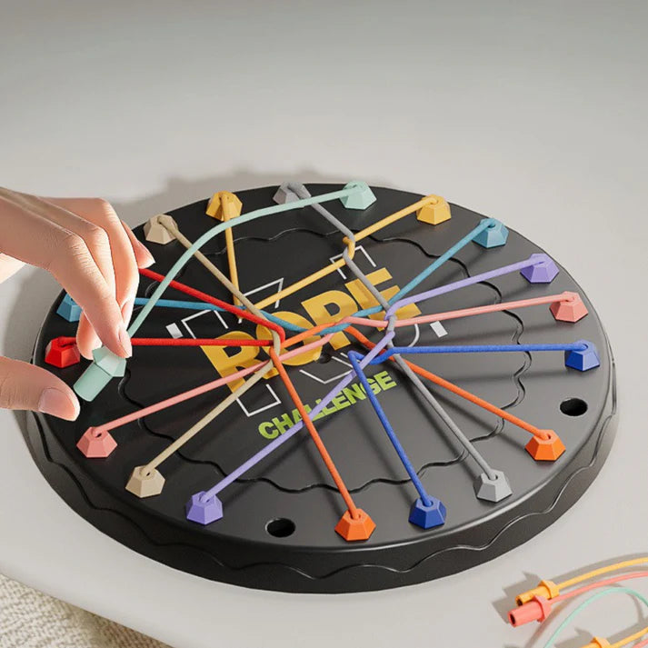 Spaßiges knoten puzzle spiel