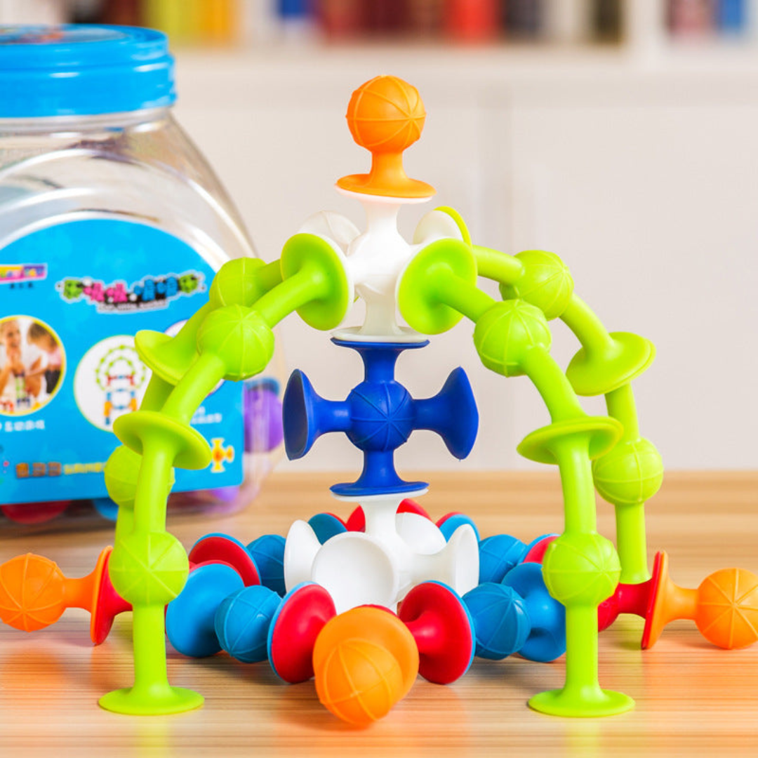 Montessori silikon saugnapf spielzeug