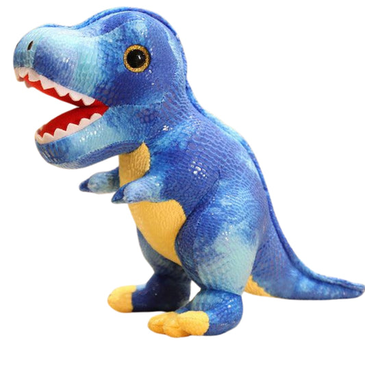 Niedliches buntes T-rex Plüschtier