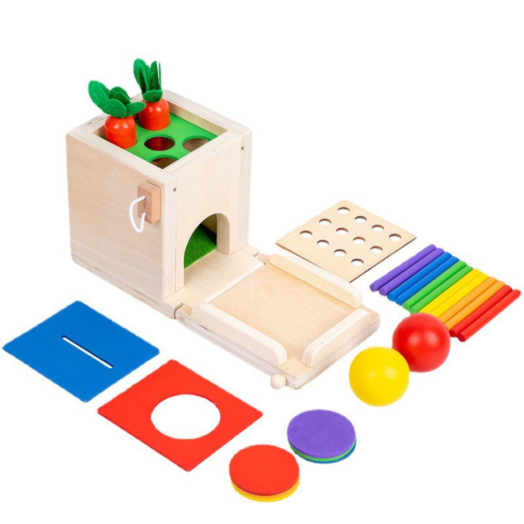 5in1 montessori lernspielzeug set aus holz