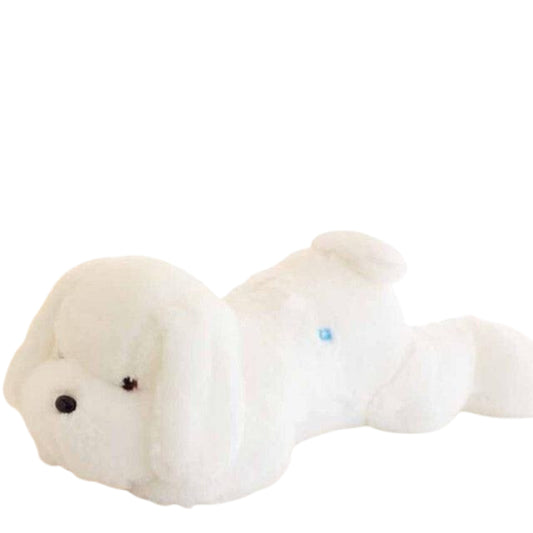Leuchtend bunter Teddy Hund LED Licht Plüsch Kissen Spielzeug