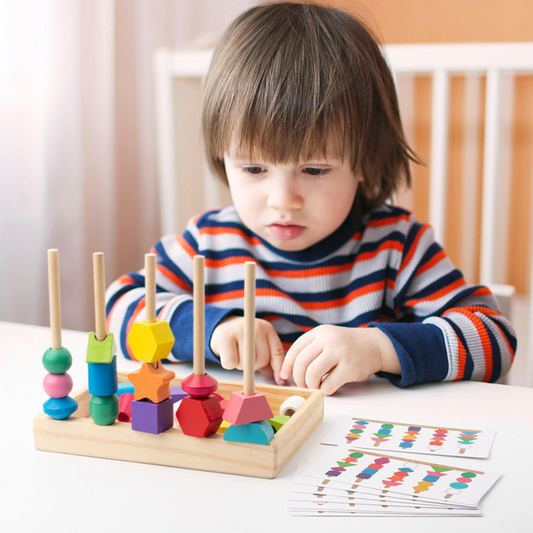 Montessori formen und farben spiel