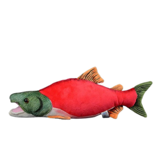 17" Sockeye Lachs Plüsch, lebensecht, realistisch Fisch Plüschtiere Plüschtier Puppen