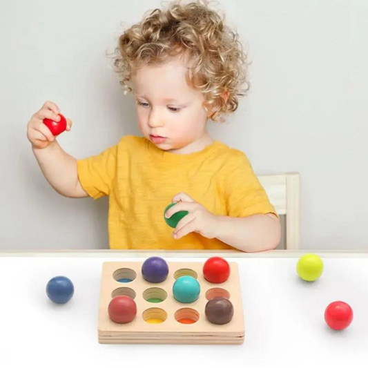 Montessori regenbogen sortierspiele