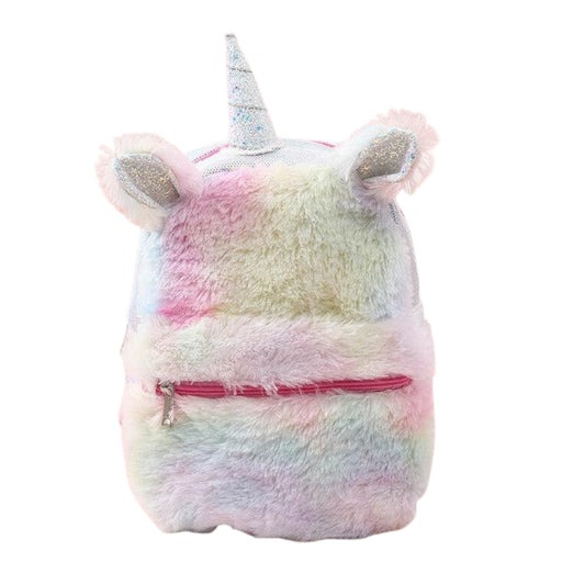 Der Einhorn Pailletten Kawaii Plüsch-Rucksack