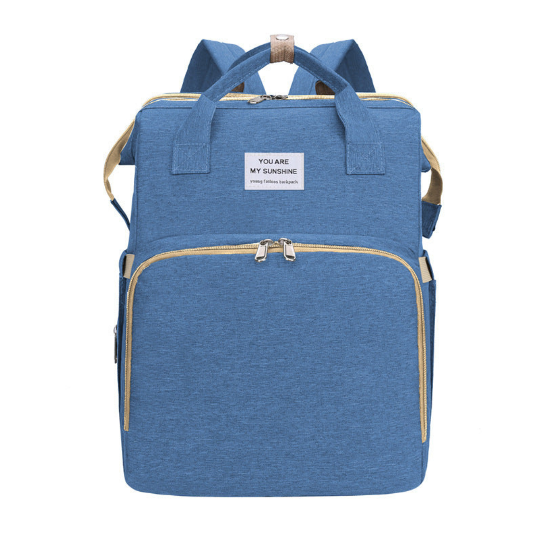 2in1 babyrucksack mit integriertem wickelbett