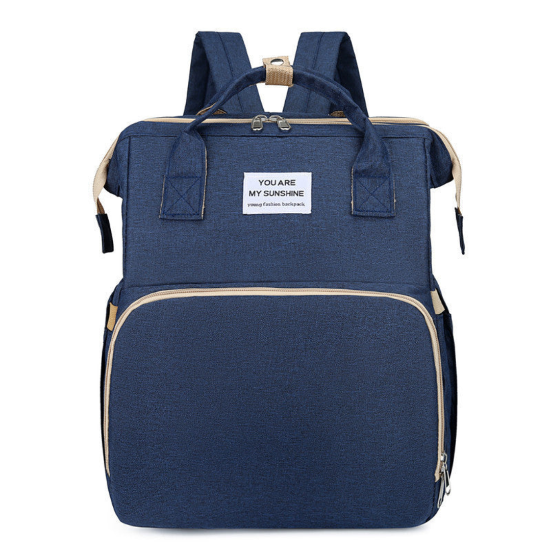 2in1 babyrucksack mit integriertem wickelbett