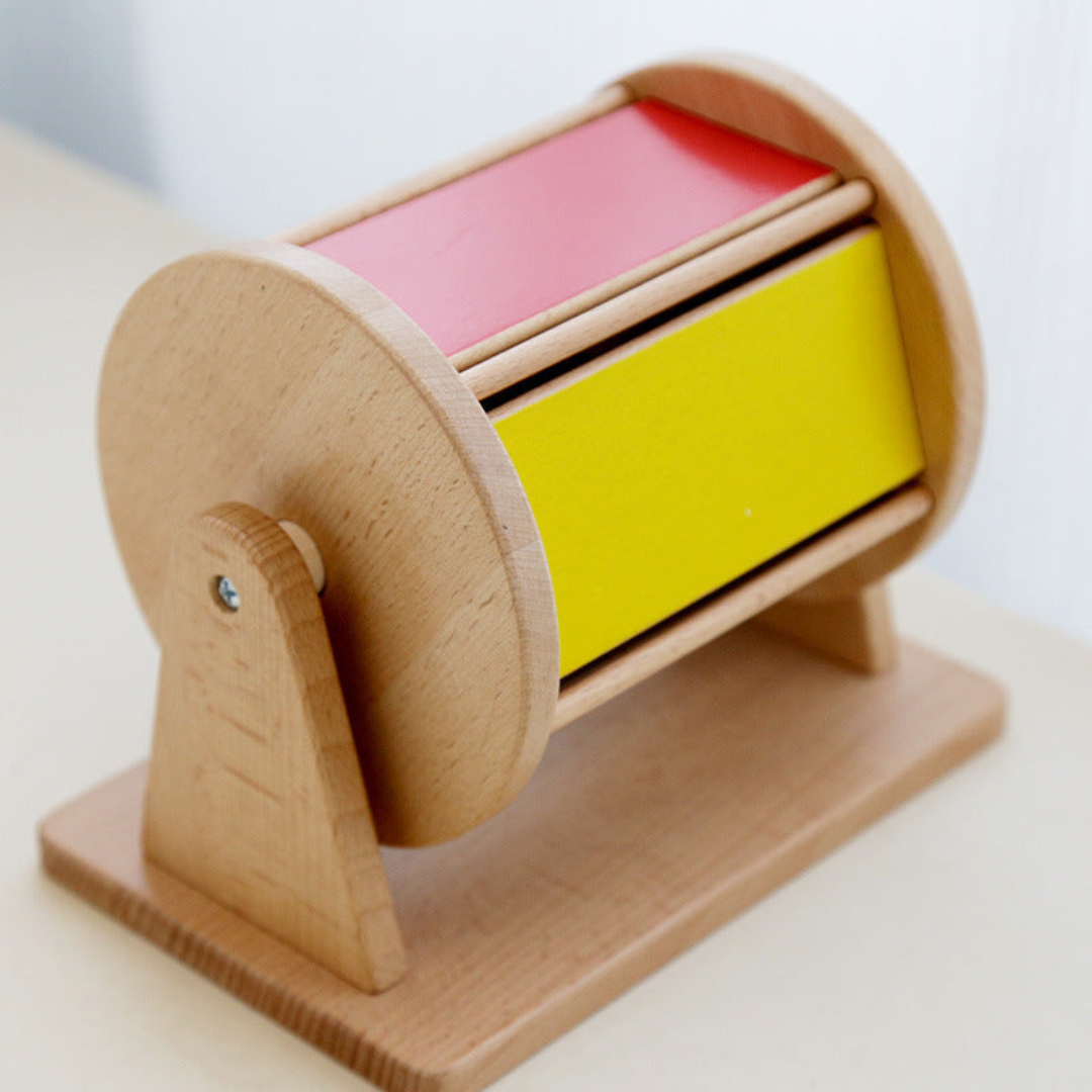 Montessori holz karusell mit bällen für kleinkinder