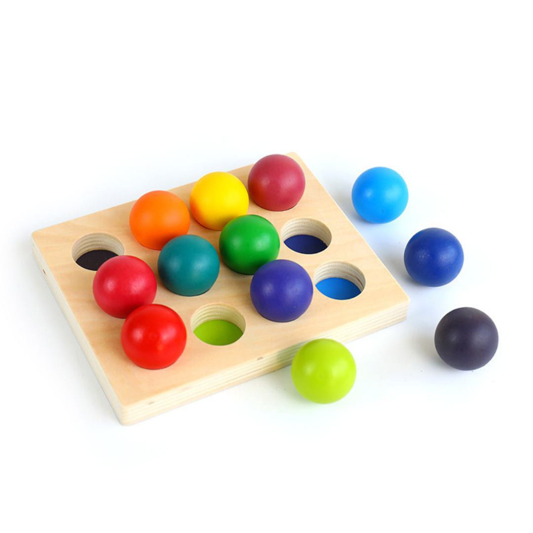 Montessori regenbogen sortierspiele