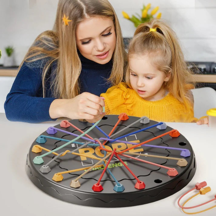 Spaßiges knoten puzzle spiel