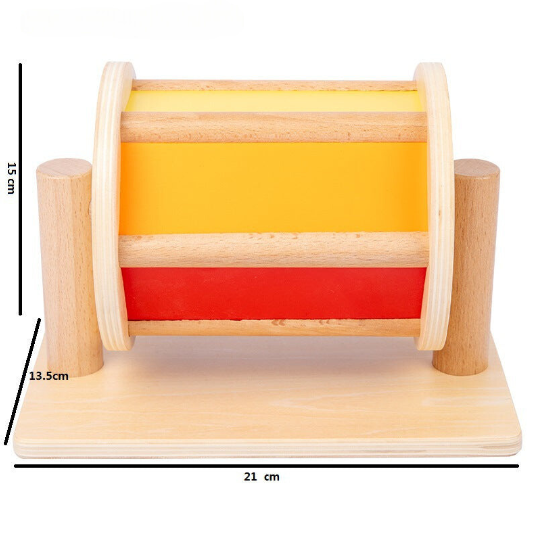 Montessori holz karusell mit bällen für kleinkinder