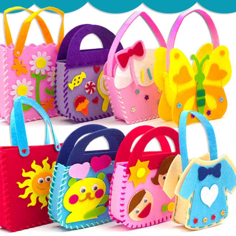 Sicheres filz taschen set zum selber nähen