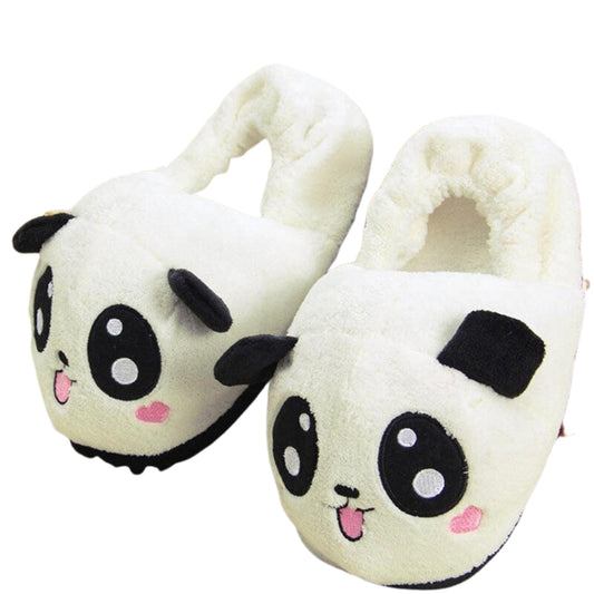 Niedliche lustige Panda-Augen Hausschuhe