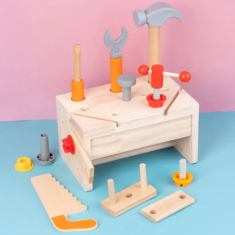 Woodl - für kleine handwerker - tischler-spielset