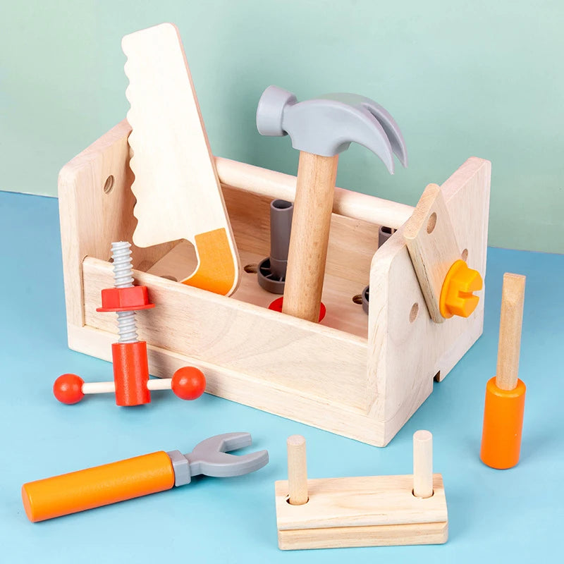 Woodl - für kleine handwerker - tischler-spielset