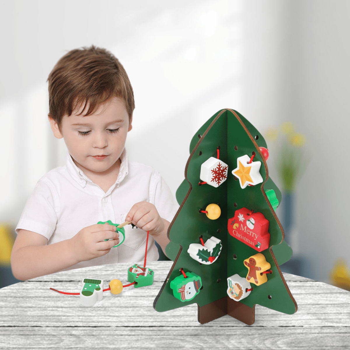 Woods - Kreative Perlen - Bildlicher Weihnachtsbaum