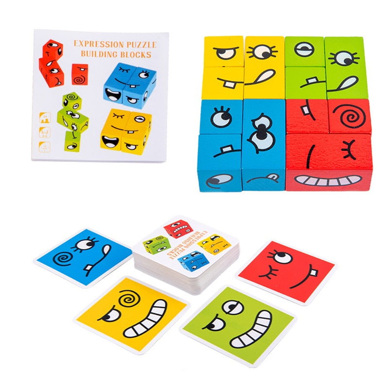 Wald | Gehirntraining für Kinder - Ausdrucksblockpuzzle