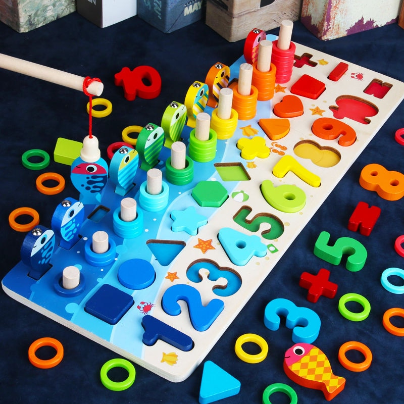 Woods | Fähigkeiten entwickeln - Montessori Holzspielbrett
