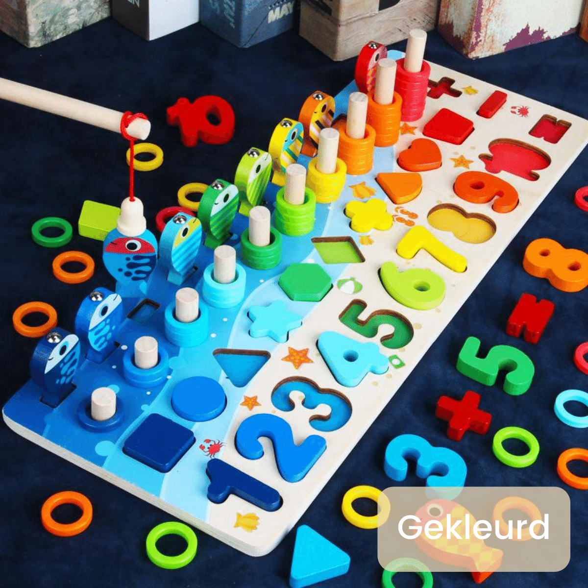 Woods | Fähigkeiten entwickeln - Montessori Holzspielbrett