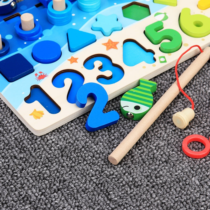 Woods | Fähigkeiten entwickeln - Montessori Holzspielbrett