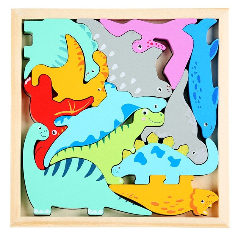 Woods - Welche Formen passen in den Rahmen? - Formenpuzzle