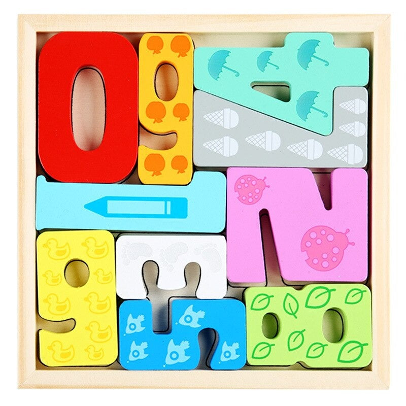 Woods - Welche Formen passen in den Rahmen? - Formenpuzzle
