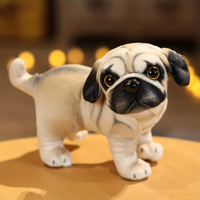 Realistische Hund Plüschfigur