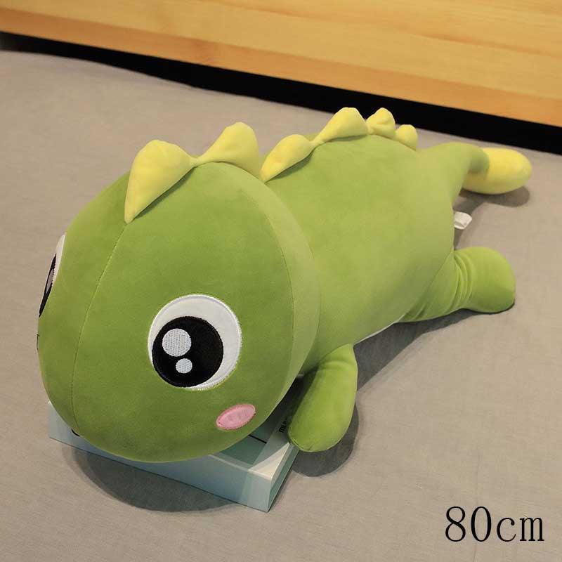 Giant Super Kawaii Dino Plush Brown tail 80CM - Plushie Depot