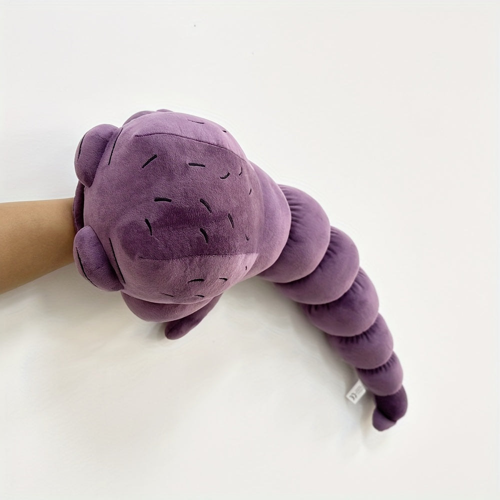 Wurm - Lila Plüschspielzeug