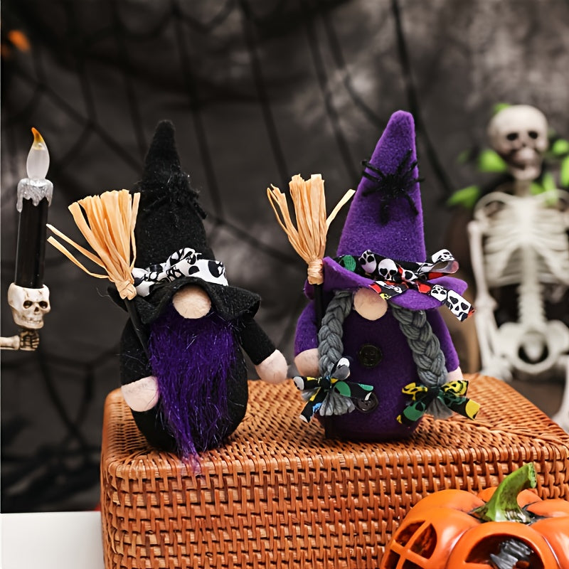 Mysteriöse Halloween Hexen-Gnom Puppe
