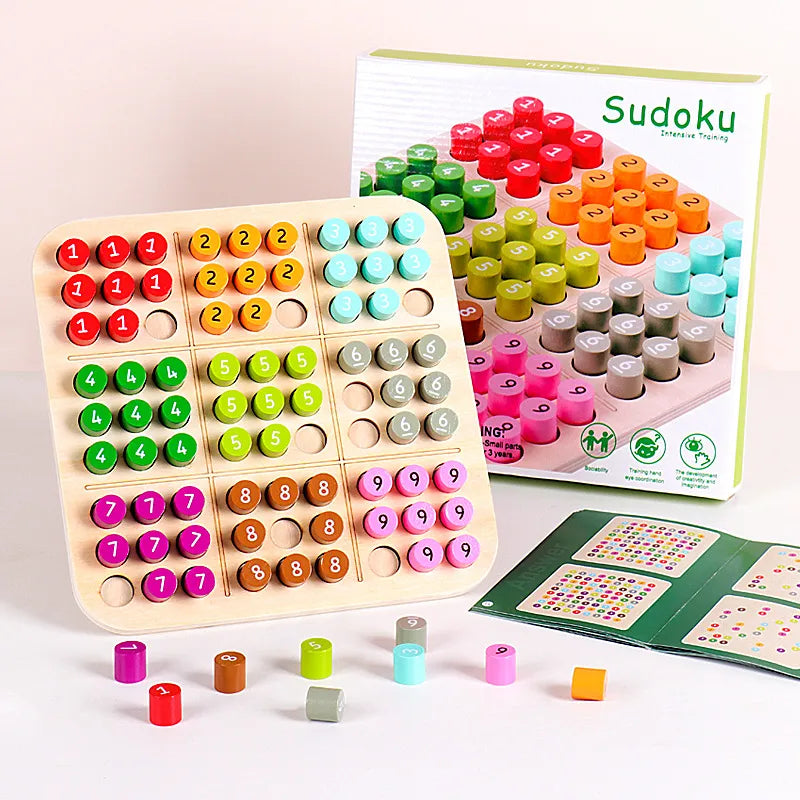 Woods - stundenlanger spaß - 3d-sudoku aus holz