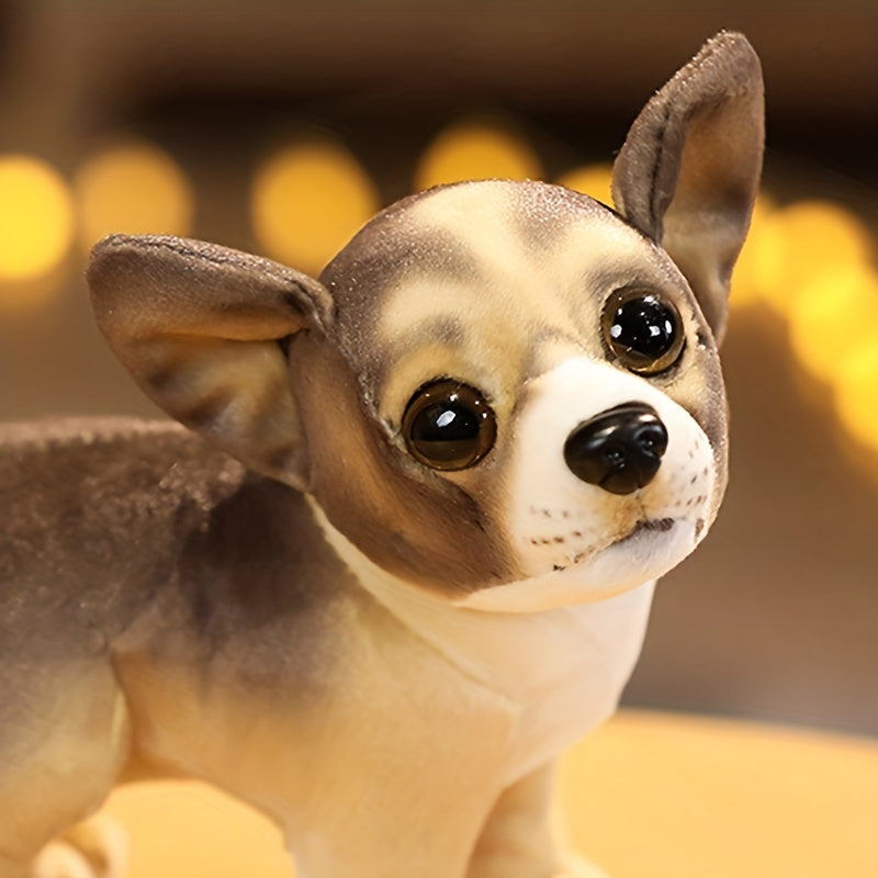 Realistische Hund Plüschfigur