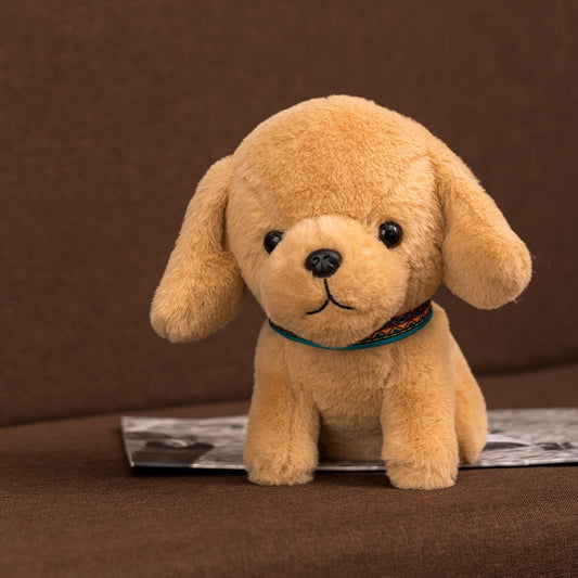 Aztec Pattern Collar Golden Retriever Stuffed Animal Plush Toy-Stuffed Animals-Golden Retriever, Home Decor, Stuffed Animal-1