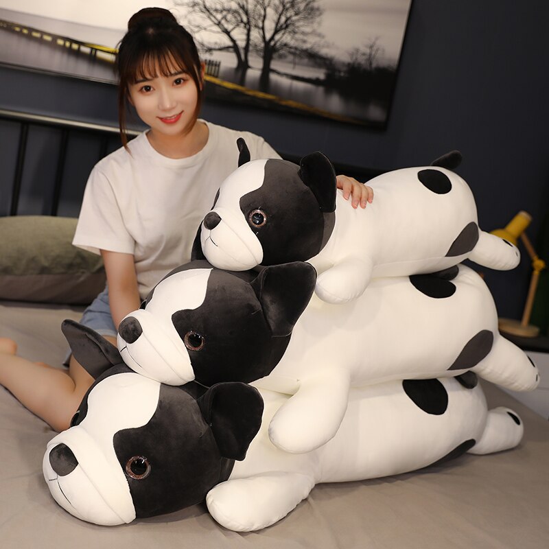 Riesiges Kawaii Bulldoggen-Kuscheltier