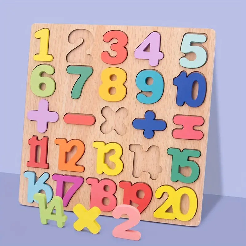 Fördern Sie das Lernen Ihres Kindes mit Alphabet-Matching-Holzpuzzles