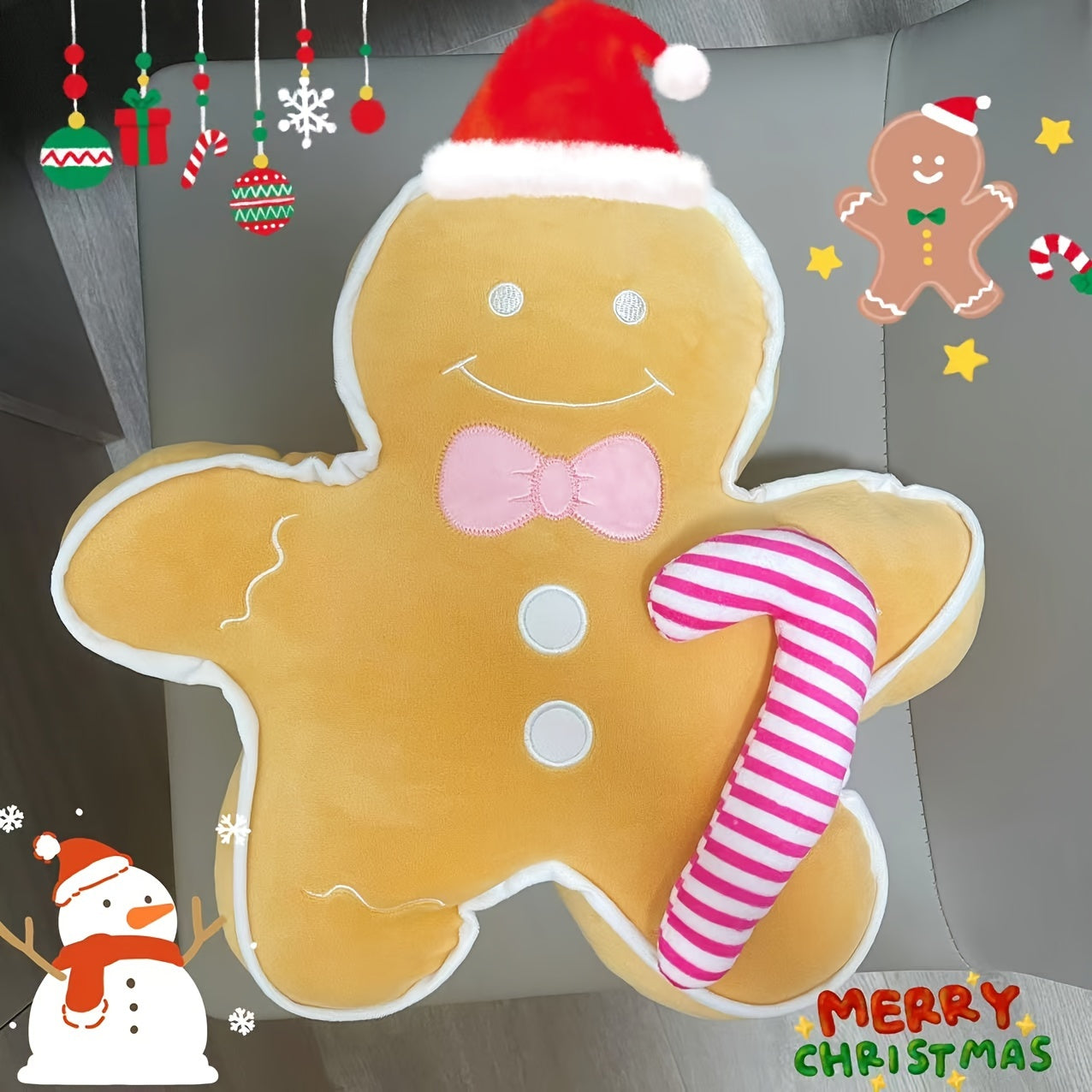 Weihnachten Lebkuchen Plüsch Kissen