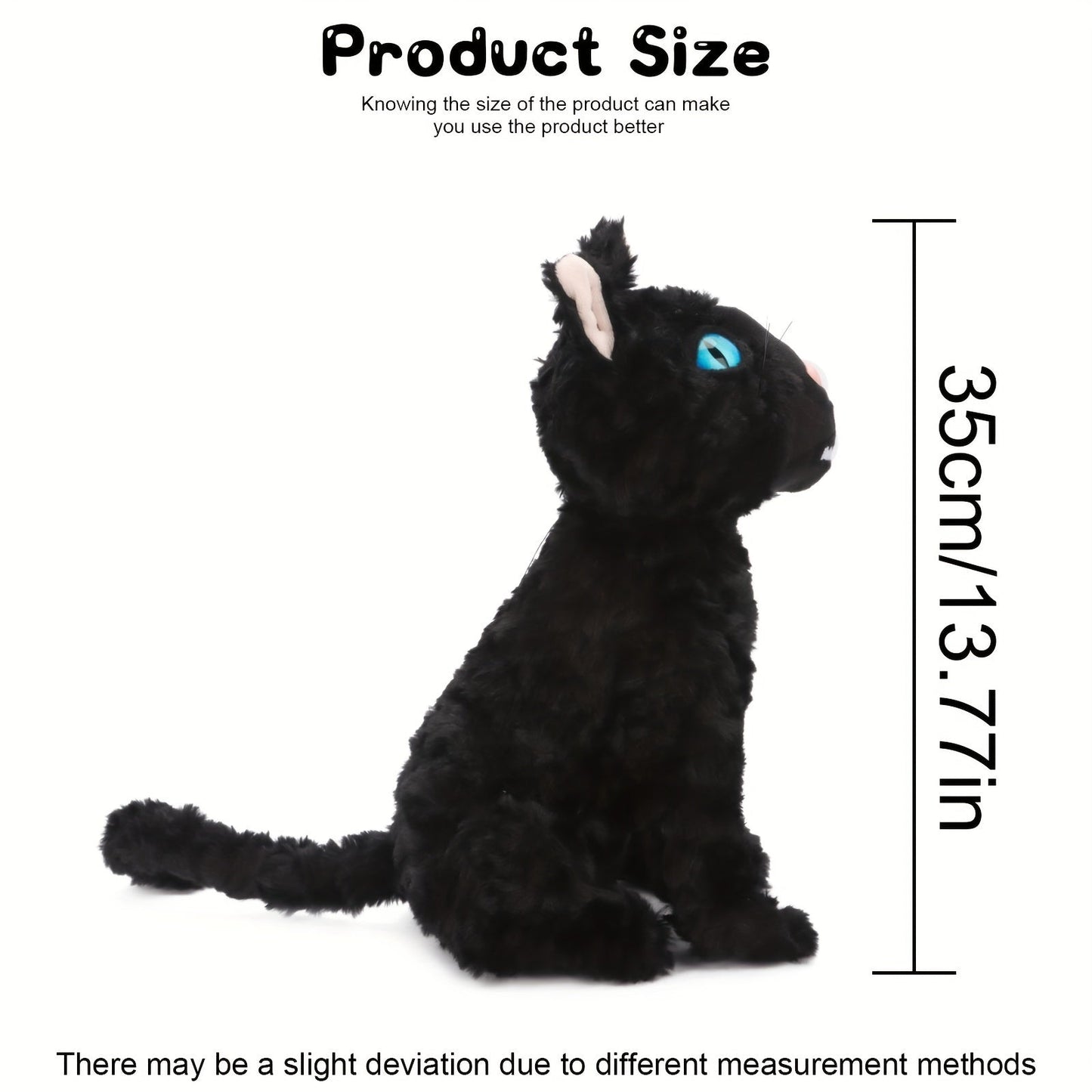 Coraline schwarze katze plüsch