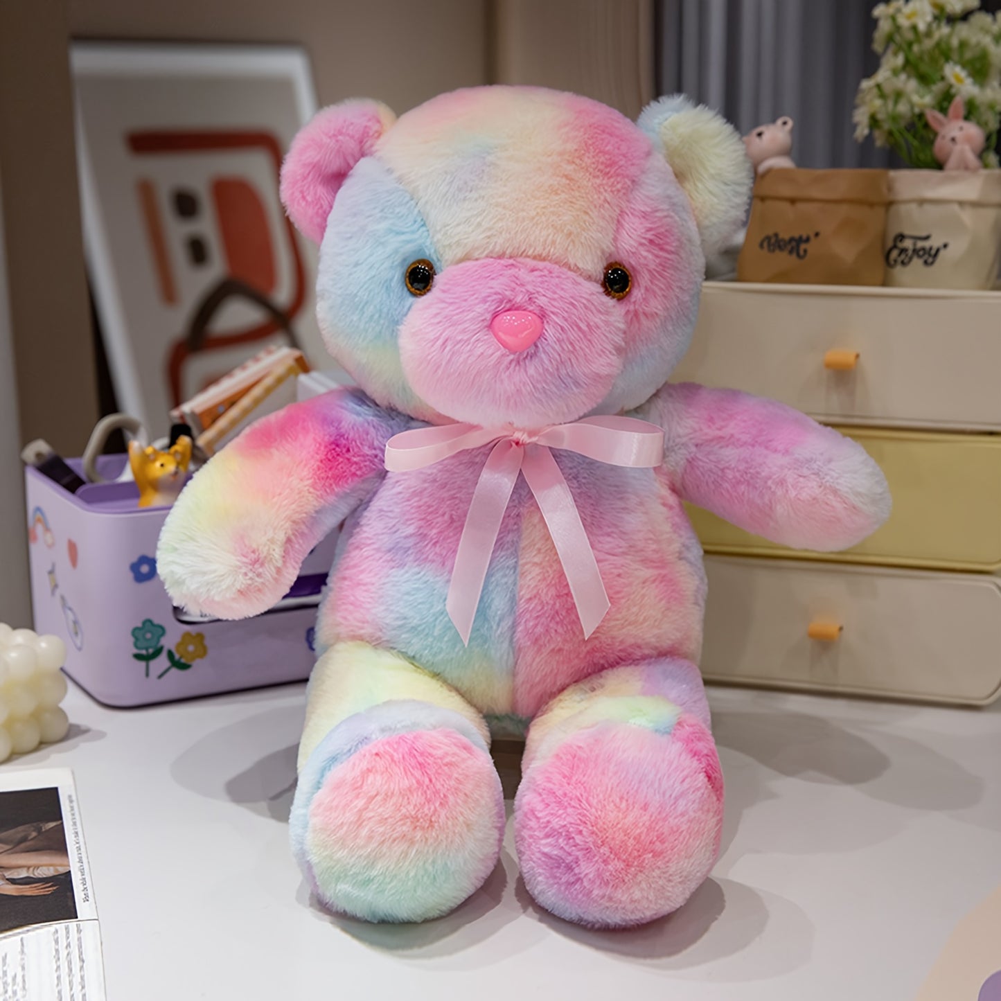 GlowBear – Leuchtender Plüsch-Teddybär, Multicolor